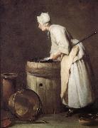 Jean Baptiste Simeon Chardin Cleaning maid china oil painting artist